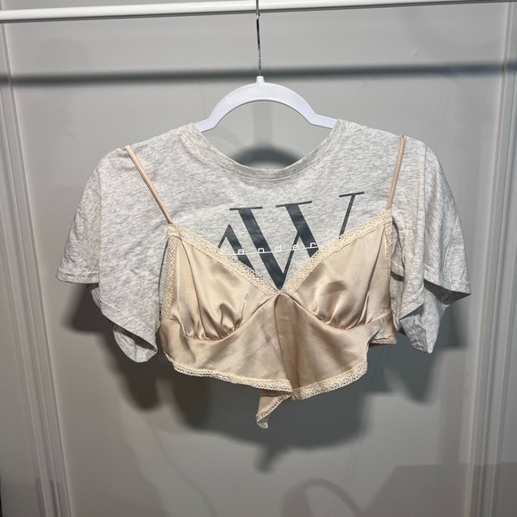 DUAL STYLE TOP // TWOTWINSTYLES // size small 🤍 - Picture 9 of 10